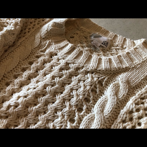 d.Ra Stockholm Pullover cable Sweater open knit - Picture 7 of 8